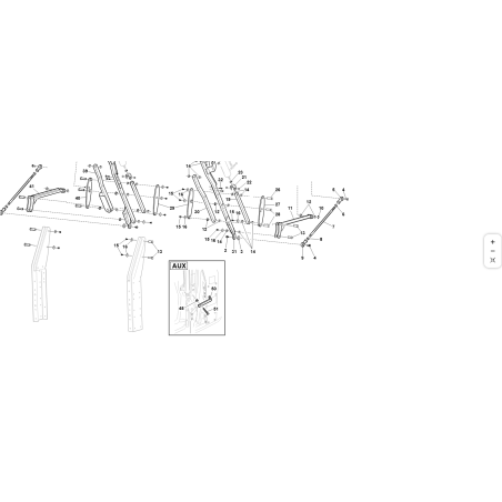 ORIGINAL KUBOTA GIANNI FERRARI 92007000014 KORB KIPPEN SPURSTANGENBOLZEN