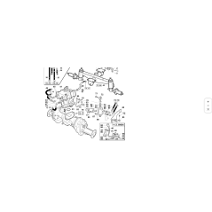 Crossmember connection plate - T2 - ORIGINAL KUBOTA GIANNI FERRARI 01.60.00.0077 | NewgardenParts.com