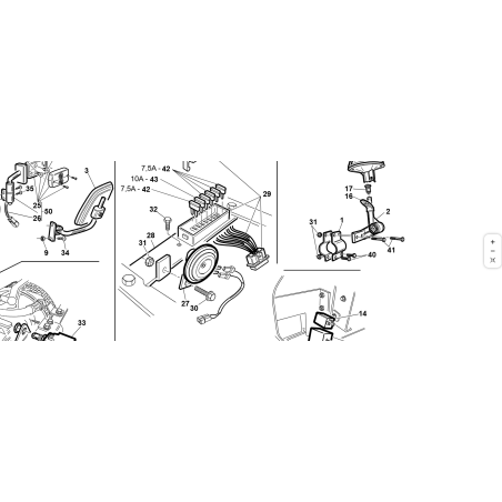 ORIGINAL KUBOTA GIANNI FERRARI 95162000002 ZNT ROTARY LAMP BEFESTIGUNGSPLATTE