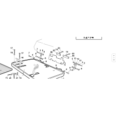 Tapa guardapolvo de goma fijación placa corta T2 ORIGINAL KUBOTA GIANNI FERRARI 01.60.00.1157