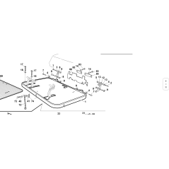 Tapa guardapolvo de goma fijación placa larga T2 ORIGINAL KUBOTA GIANNI FERRARI 01.60.00.1158