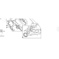PIATTO RITEGNO CINGHIE  ZNT ORIGINALE KUBOTA GIANNI FERRARI 95301220000