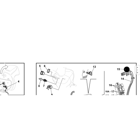 PRESA BIPOLARE 25.019.100.01 ORIGINALE KUBOTA GIANNI FERRARI 00777800107