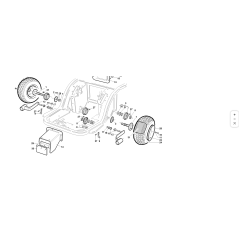 KUBOTA GIANNI FERRARI 94500000089 PROTECTION DE ROULEMENT EXTÉRIEUR D'ARBRE D'ESSIEU D'ORIGINE