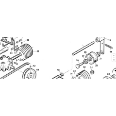 PULEGGIA A 5 GOLE-IDRO ZINC. FINITA ORIGINALE KUBOTA GIANNI FERRARI 95042210001 | NewgardenParts.com