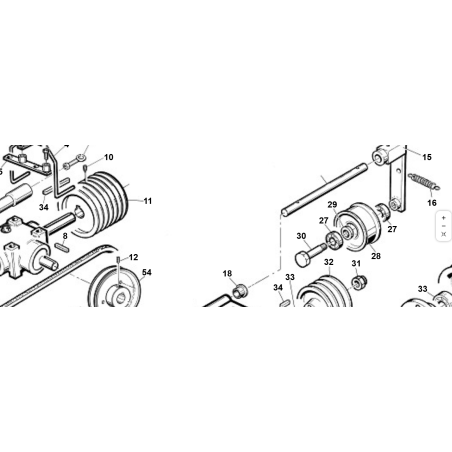 5-GROOVE PULLEY - HYDRO ZINC. FINISHED ORIGINAL KUBOTA GIANNI FERRARI 95042210001