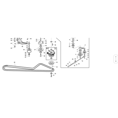 KUBOTA GIANNI FERRARI ORIGINAL ZNT CLUTCH DRIVE PULLEY 87001000025
