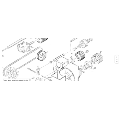 PULEGGIA RINVIO A 90°D 101 COMPL. ORIGINALE KUBOTA GIANNI FERRARI 95049151100 | NewgardenParts.com