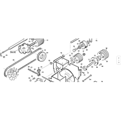 PULEGGIA RINVIO A 90°D 103,5 COMPL. ORIGINALE KUBOTA GIANNI FERRARI 95042211100 | NewgardenParts.com