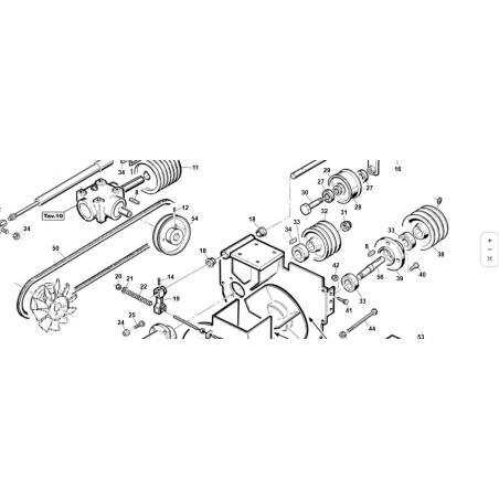 PULEGGIA RINVIO A 90°D 103,5 COMPL. ORIGINALE KUBOTA GIANNI FERRARI 95042211100