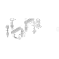 PULEGGIA RINVIO MOTO COMPL. ORIGINALE KUBOTA GIANNI FERRARI 95533121000