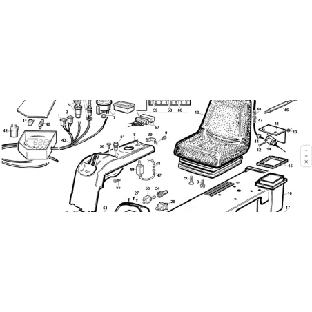 PULSANTE FASTON 17.153.000.01 ORIGINALE KUBOTA GIANNI FERRARI 00777800106