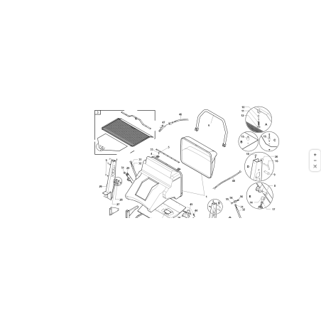 Abnehmbares Korbnetz TG200 Premium Original KUBOTA GIANNI FERRARI 94010960000 | NewgardenParts.com