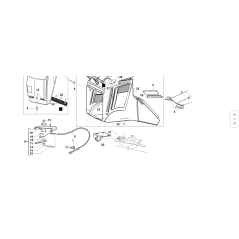 ORIGINAL KUBOTA GIANNI FERRARI KOMPLETTES KORB-SEITENNETZ 91001870000