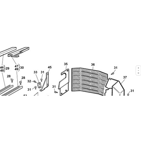 ORIGINAL KUBOTA GIANNI FERRARI PC95514000003 MOTORSCHUTZNETZ