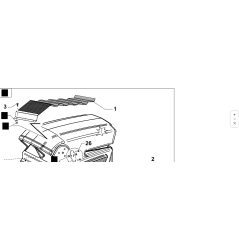 ORIGINAL KUBOTA GIANNI FERRARI 91001860000 KOMPLETTES OBERES KORBNETZ