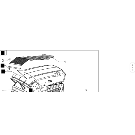 ORIGINAL KUBOTA GIANNI FERRARI 91001860000 KOMPLETTES OBERES KORBNETZ