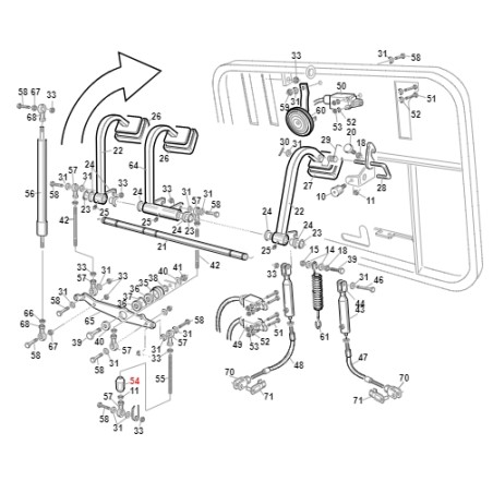 Boccola azionamento micro comandi TURBO4 ORIGINALE GIANNI FERRARI 01.40.00.2270 | NewgardenParts.com