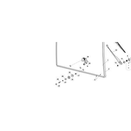 WASHER P. 6,6X24X2 ZNT ORIGINAL KUBOTA GIANNI FERRARI 00111500033