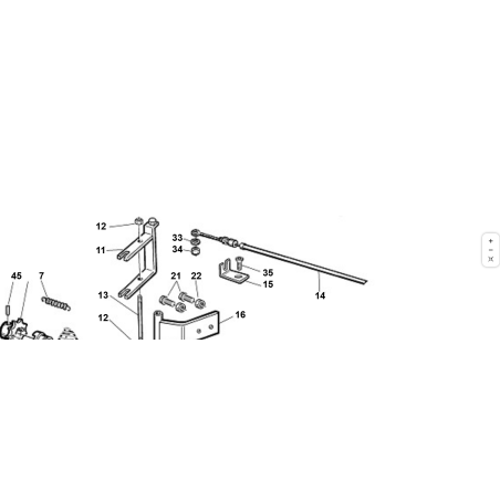 WASHER P 6.4x12x1.6 UNI 6592 ZNT ORIGINAL KUBOTA GIANNI FERRARI 00111500009