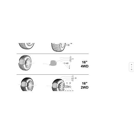 16x7.50-8 COMPLETE WHEEL ORIGINAL KUBOTA GIANNI FERRARI 95409180000