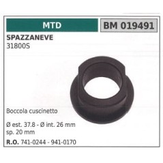 Boccola cuscinetto MTD spazzaneve 31800S 019491 | NewgardenParts.com