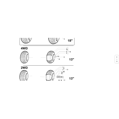 RAD MIT REIFEN 13X5.00-6 KOMPLETT ORIGINAL KUBOTA GIANNI FERRARI 92001160000 | NewgardenParts.com