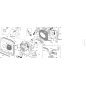 Refroidisseur d'huile d'origine Kubota GT230 GF 91008000014
