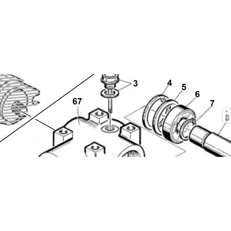 2-OUTLET BOX WITH ORIGINAL KUBOTA GIANNI FERRARI PUMP SUPPORT 00777305101