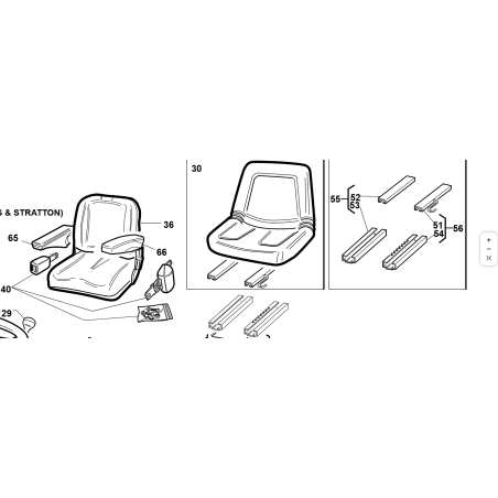 COMFORT SEAT PG ORIGINAL KUBOTA GIANNI FERRARI 00777850016