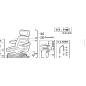 Grammer Sitz pneum.MSG95G/721 ORIGINAL KUBOTA GIANNI FERRARI 00.73.00.0028
