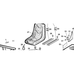 SEAT 58 MIT OBERER FÜHRUNG ORIGINAL KUBOTA GIANNI FERRARI 00777850008 | NewgardenParts.com