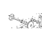 ORIGINAL KUBOTA GIANNI FERRARI 00777305704 AXLE SHAFT