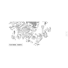 ORIGINAL KUBOTA GIANNI FERRARI 95124000009 ZNT THROTTLE CABLE BRACKET | NewgardenParts.com