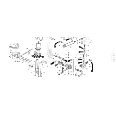 COMPLETE BRACKET SUPPORT FOR FUEL PUMP ZNT ORIGINAL KUBOTA GIANNI FERRARI 91005300000