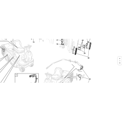 ORIGINAL KUBOTA GIANNI FERRARI ZNT SCHEINWERFERHALTERUNG 87001000078