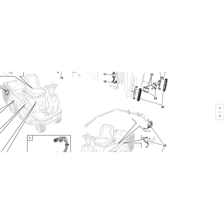 ORIGINAL KUBOTA GIANNI FERRARI ZNT SCHEINWERFERHALTERUNG 87001000078