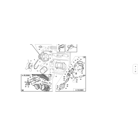 Belt tensioner support bracket for T1-2-4 engine ORIGINAL KUBOTA GIANNI FERRARI 01.50.01.1630