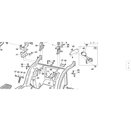 ORIGINAL KUBOTA GIANNI FERRARI 94500000042 BESCHLEUNIGERUNTERSTÜTZUNG