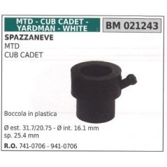 Casquillo de plástico quitanieves MTD 021243