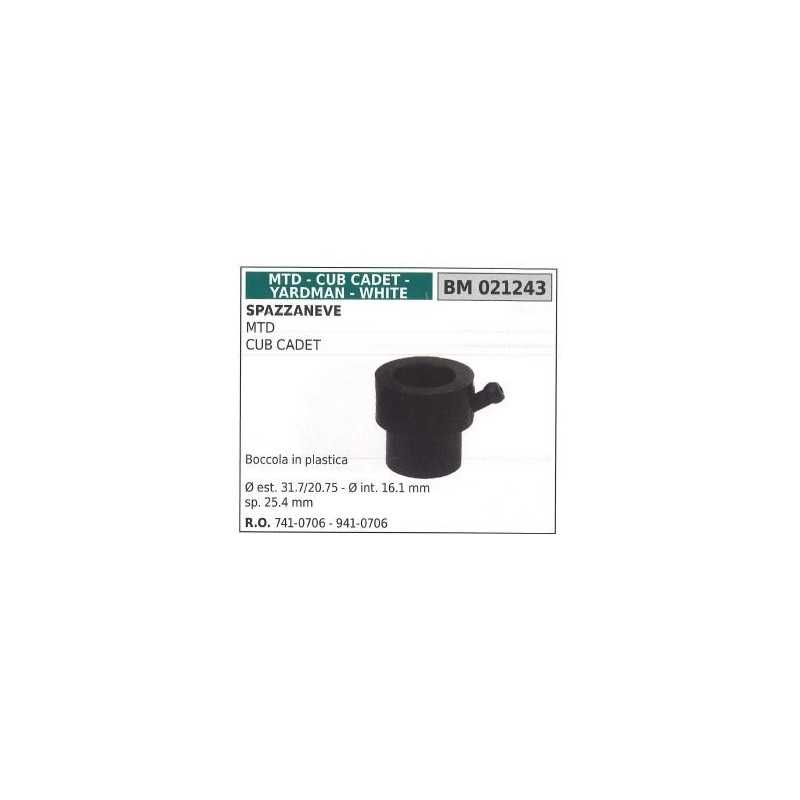 MTD snowplough plastic bushing 021243