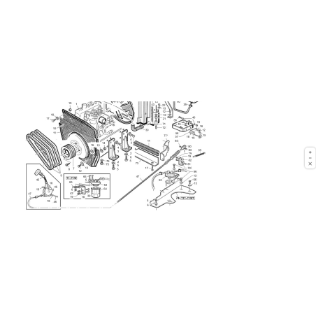 Supporto cavo acceleratore T1-2-4 ORIGINALE KUBOTA GIANNI FERRARI 01.50.01.4740