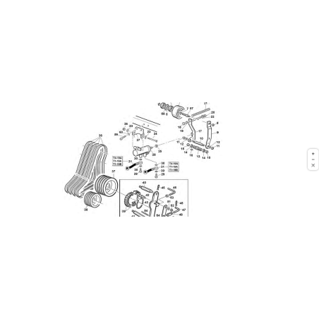 Support de cylindre PDP ORIGINAL KUBOTA GIANNI FERRARI 01.60.00.0164