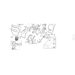 ORIGINAL KUBOTA GIANNI FERRARI VORMONTIERTE RECHTE HAUBENSTÜTZE 95301260000 | NewgardenParts.com