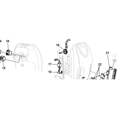 ORIGINAL KUBOTA GIANNI FERRARI ZNT SCHEINWERFERHALTER 87001000077
