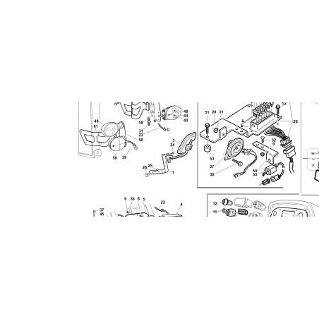 KUBOTA GIANNI FERRARI 95233130000 SUPPORT DE PHARE ROTATIF COMPLET ORIGINAL VRN