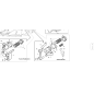 SUPPORT DE FILTRE À AIR DONALDSON 5 ORIGINAL KUBOTA GIANNI FERRARI 00777650073