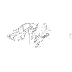SUPPORTO FILTRO VERNICIATO ORIGINALE KUBOTA GIANNI FERRARI 95301000028
