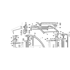 ORIGINAL KUBOTA GIANNI FERRARI 01.50.00.8760 Rops Rundumkennleuchtenträger