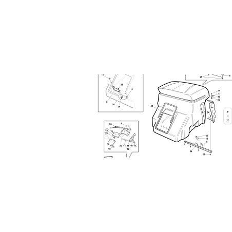 SUPPORTO MICRO CESTO ORIGINALE KUBOTA GIANNI FERRARI 94500630000
